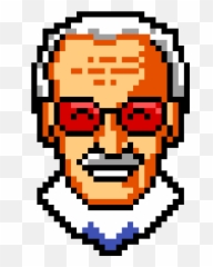 Download Stan Lee - Png Stan Lee Pixel Art,Stan Lee Png