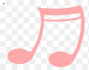 Music Note Clip Art - Pink Clipart png