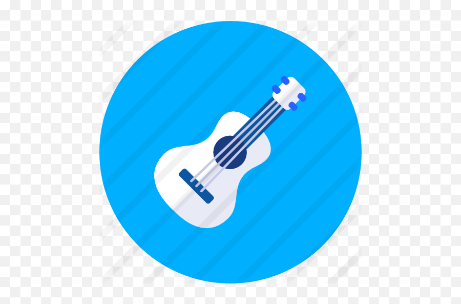 Acoustic Guitar - Acoustic Guitar Icon Blue Png,Guitar Icon Png