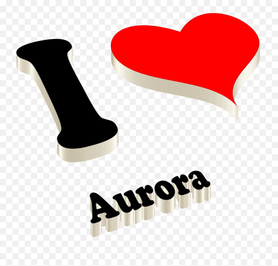 Aurora Heart Name Transparent Png - Dheeraj Name Photo Download,Aurora Transparent