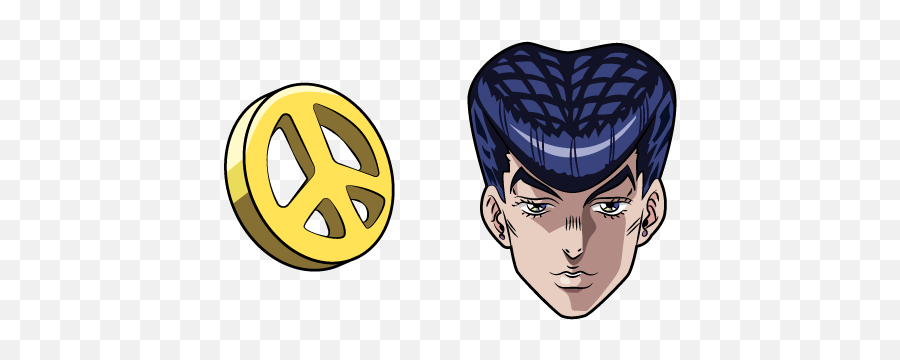 Jojou0027s Bizarre Adventure Josuke Higashikata Cursor U2013 Custom - Josuke Jojo Png,Jojo's Bizarre Adventure Logo