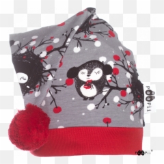 Christmas Hat Tuuriu0027s Gift Grey - red PaaPii Design Knit Cap png