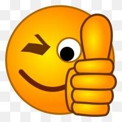 Smiley Up Thumbs Emoji Hq Png Image - Clipart Gif