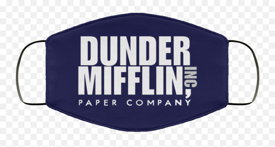 Dunder Mifflin Face Mask Washable - Biden 2020 Face Mask Png,Dunder Mifflin Logo Png
