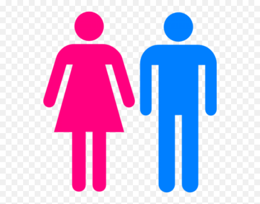 Boy And Girl Symbol Holding Hands - 492x594 Png Clipart Men And Women Sign Holding Hands,Holding Hands Png