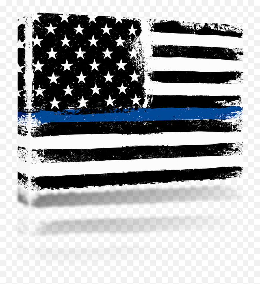 Download Hd Police Flag Blue Line Grunge - Us Flag Grunge Distressed Thin Blue Line Flag Png,Grunge Line Png