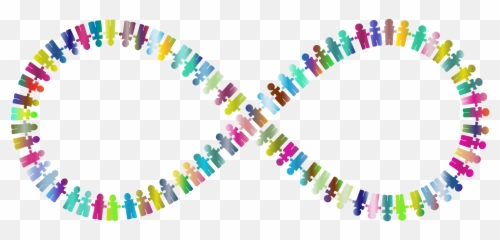 Coloured People Infinity Symbol Transparent Png - StickPNG