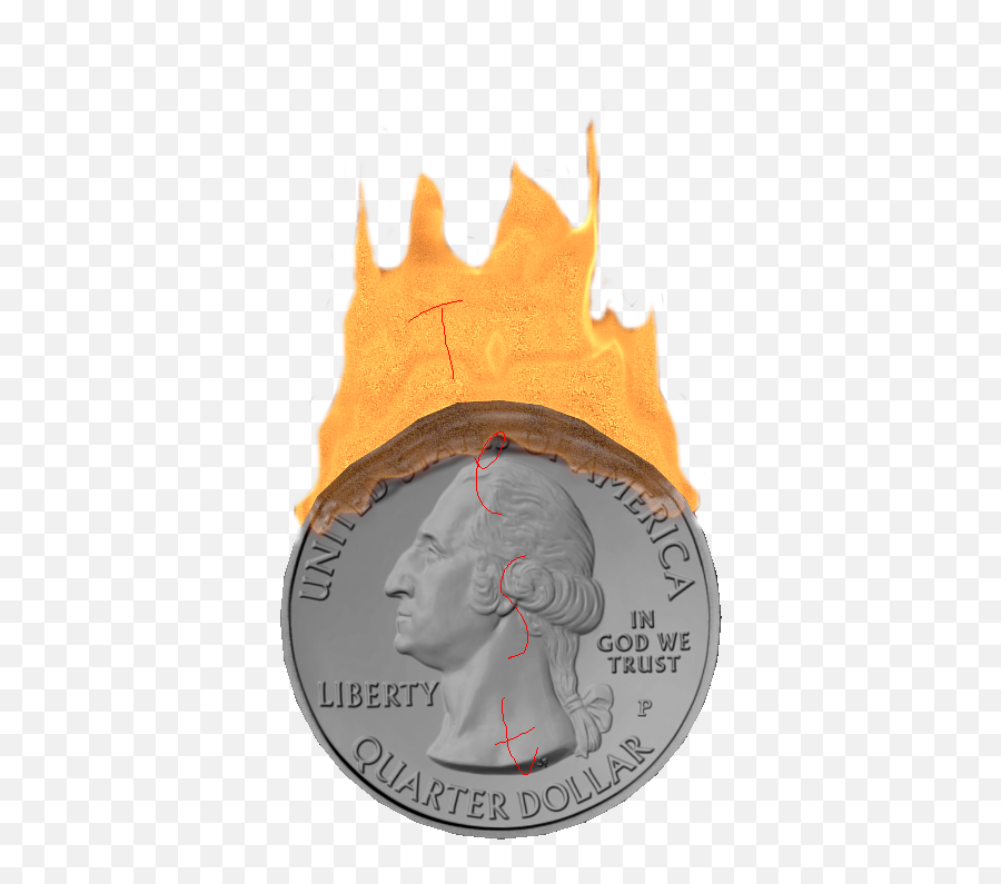 Can You Set A Coin - Solid Png,Animated Fire Png