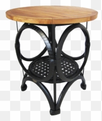 01 Teak Tyre Bar Table - Retyred Outdoor Table Png,Bar Table Png
