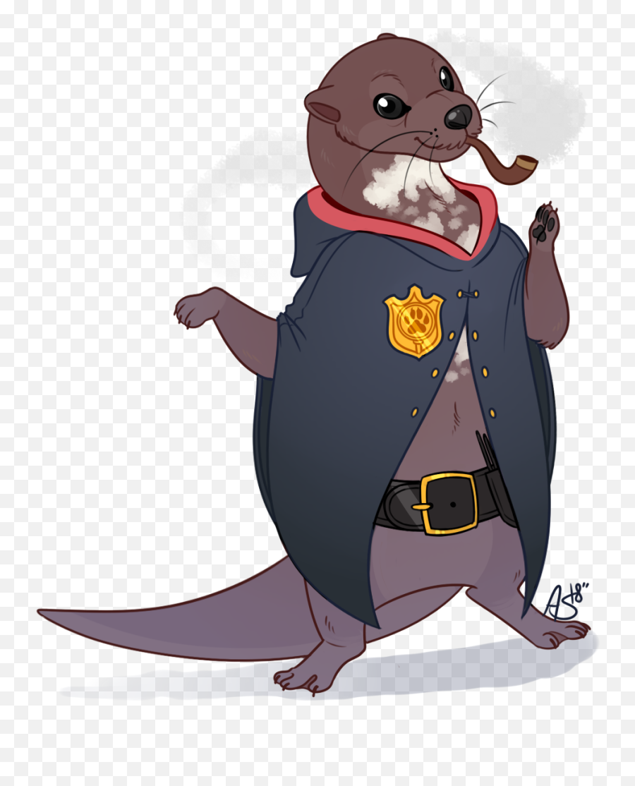 Otter Png - Cartoon 565134 Vippng Fictional Character,Otter Png