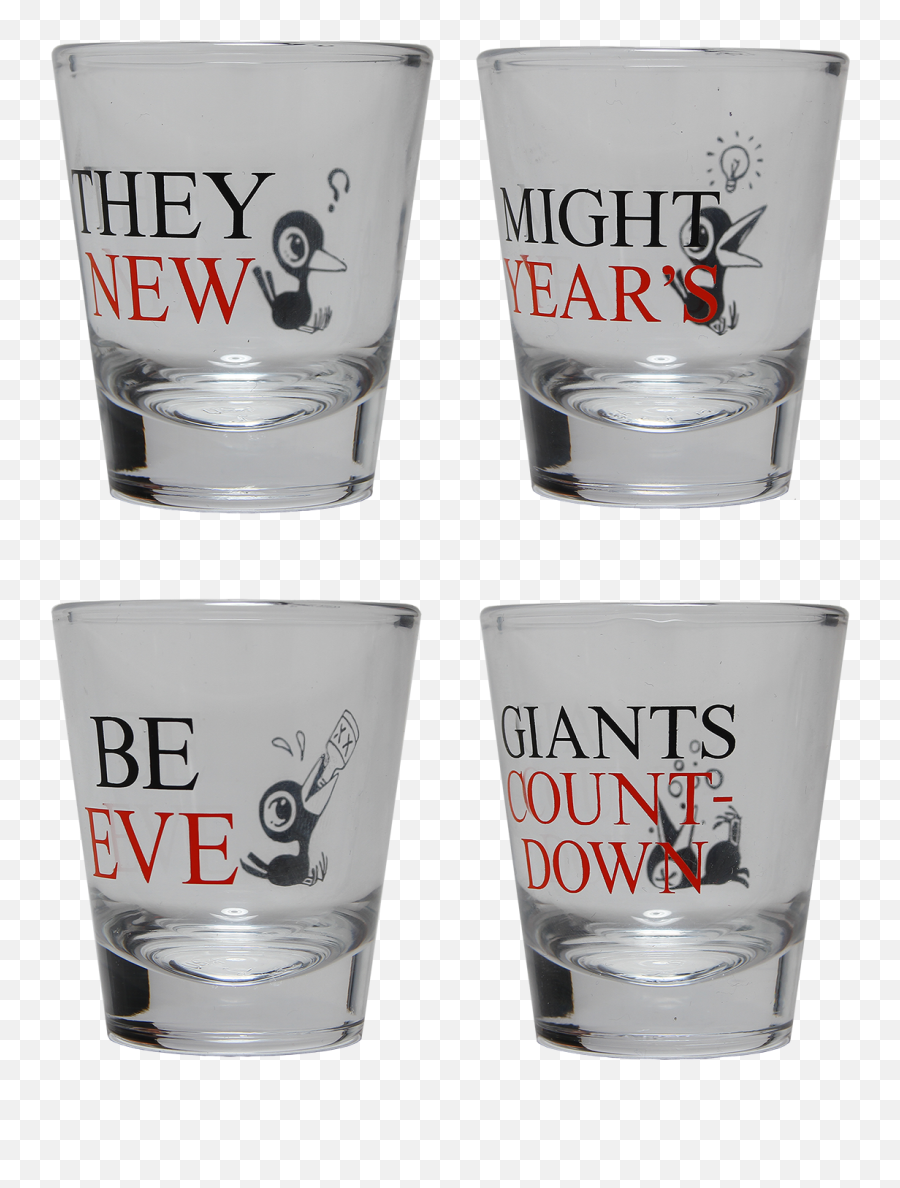 New Years Countdown Shot Glass Set - Top News Png,Shot Glass Png