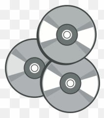 Compact Discs - Cds Clipart Black And White Transparent png