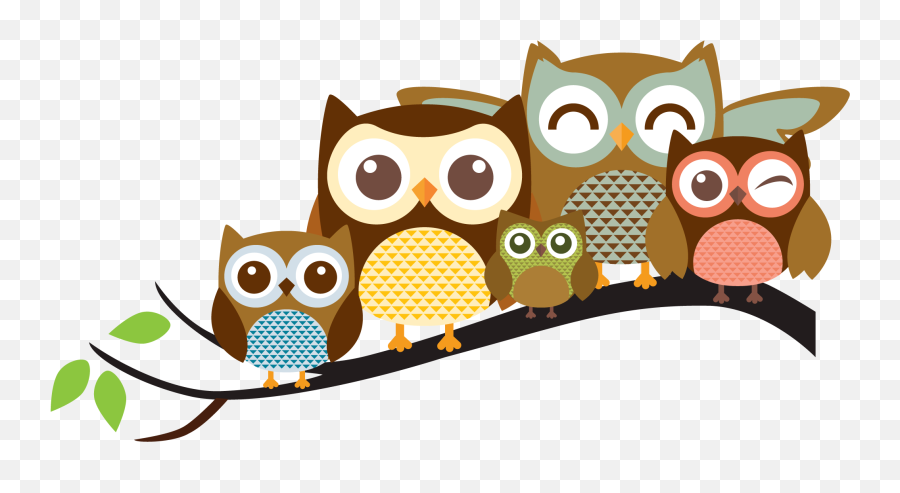Download Clip Art Transparent Stock Cute Owl Family Clipart - Transparent Background Owl Clipart Png,Cute Transparent Background