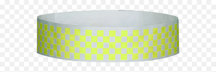 Tyvek 34 X 10 Checkerboard Pattern Wristbands - Horizontal Png,Checker Pattern Png