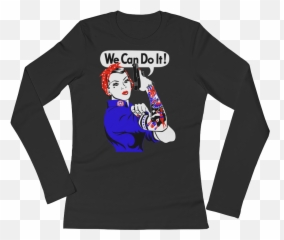 Rosie The Riveter Long Sleeve Png