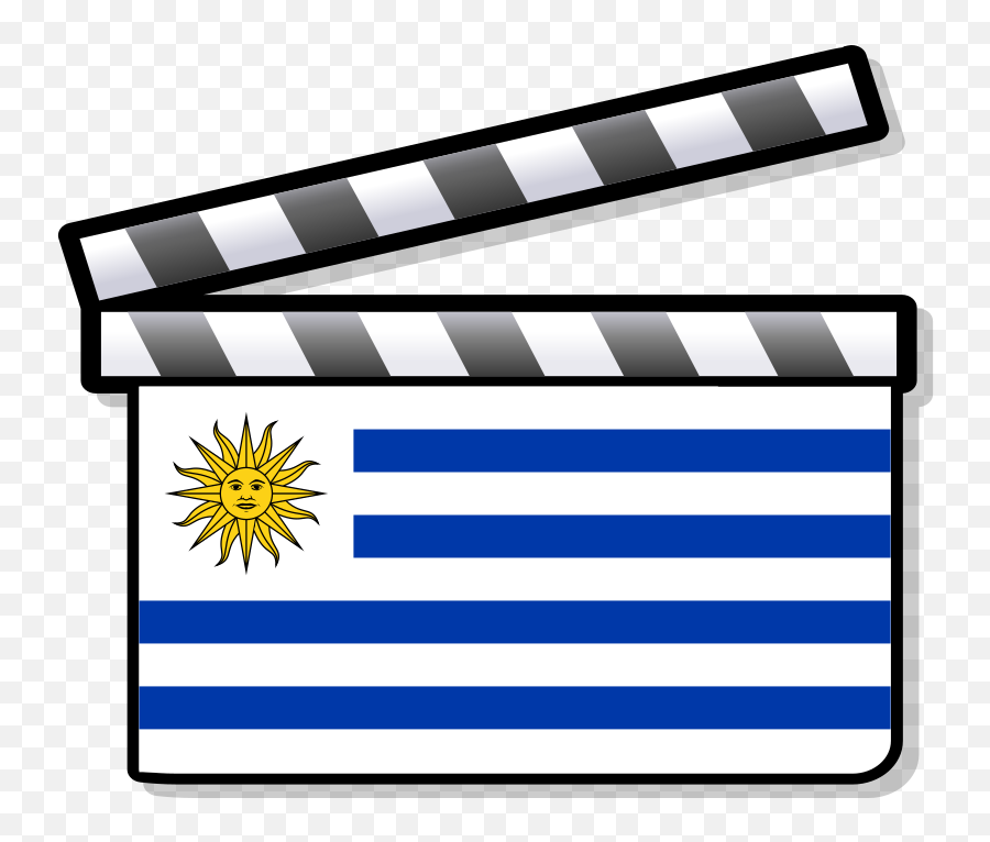 Fileuruguay Film Clapperboardsvg - Wikimedia Commons One Act Play Logo Png,Uruguay Flag Png