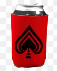 Ace Of Spades Can Coozie - Cylinder png