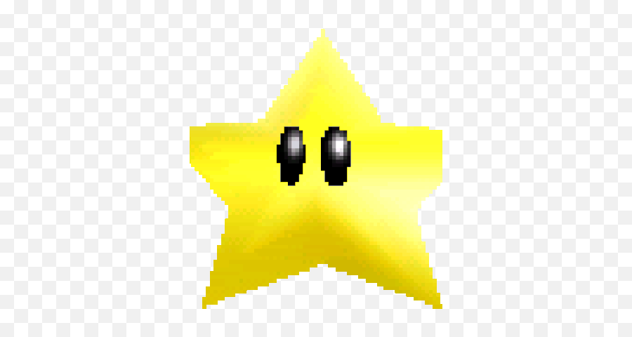 Power Star - Super Mario 64 Star Png,Nintendo 64 Transparent
