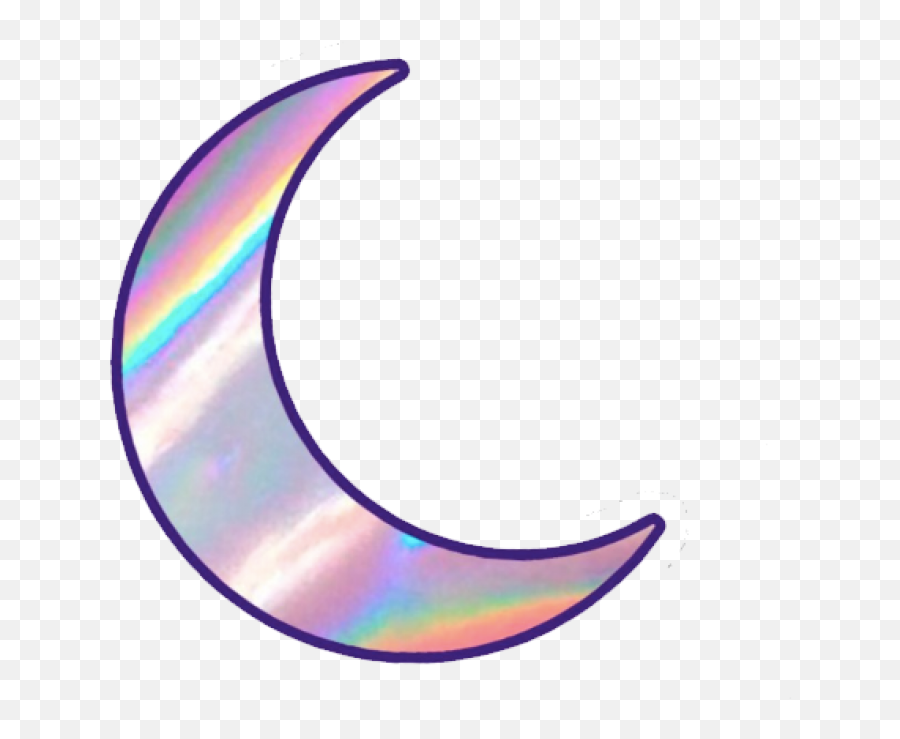 Hologram Moon Png - Photo 468 Free Png Download Image Sailor Moon Holographic,Crescent Moon Png Transparent