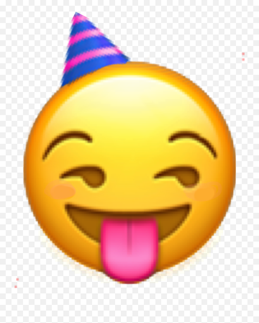 Party Emoji Cute Partytime Omg Sticker By - Happy Png,Party Emoji Transparent