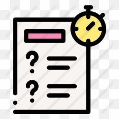 Quiz - Transparent Background Icon png