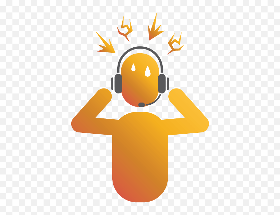 Call Center Agent Burnout - Happy Png,Contact Center Icon