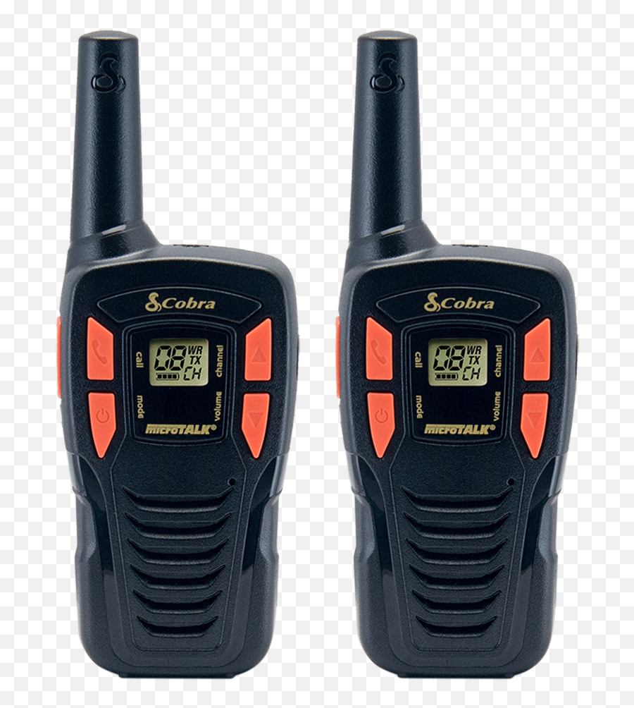 2 Pack Long Range 23 - Mile Two Way Radio Set With Vox Cobra Cobra Walkie Talkies Png,Htc Satellite Icon