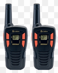 2 Pack Long Range 23 - Mile Two Way Radio Set with VOX COBRA Cobra Walkie Talkies png