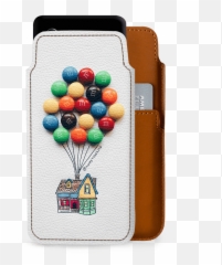 Dailyobjects Mu0026m Balloons Up House Real Leather Wallet Case Cover For Google Pixel 3 - Oneplus 6t Wallet Case Png,Real Balloons Png