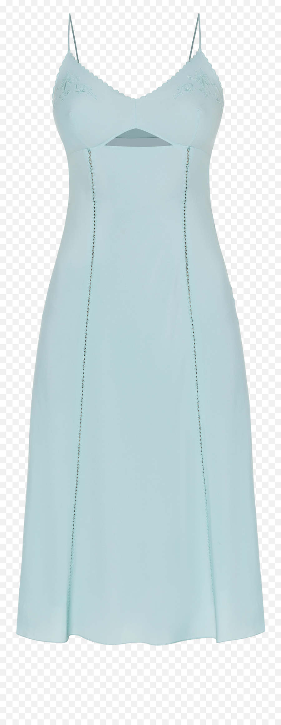 Crêpe De Chine Dress With Embroidery - Alberta Ferretti Crepe De Chine Dress Png,Crepe Icon