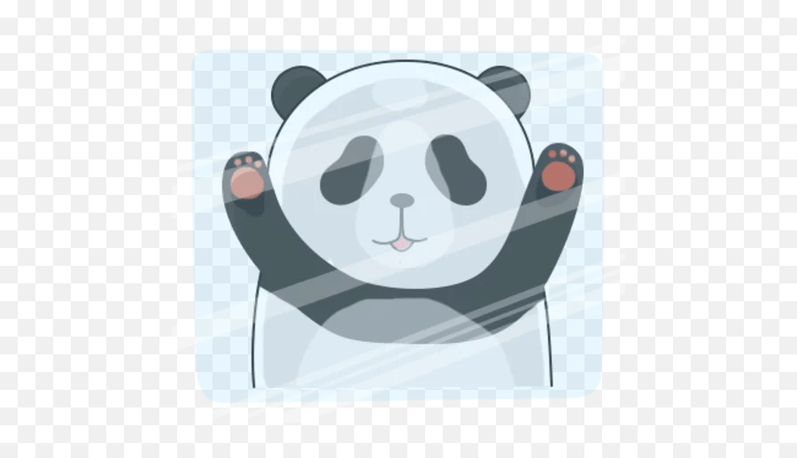 Giant Panda Stickers - Live Wa Stickers Zum Isaak Png,Panda Emote Icon
