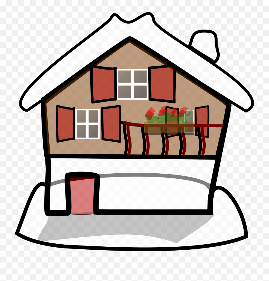 Drawing Of A House With Balcony Free Image Download - Clipart Home And Family Png,Balcony Icon