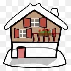 Drawing Of House With Balcony Free Image Download - Clipart Home And Family png