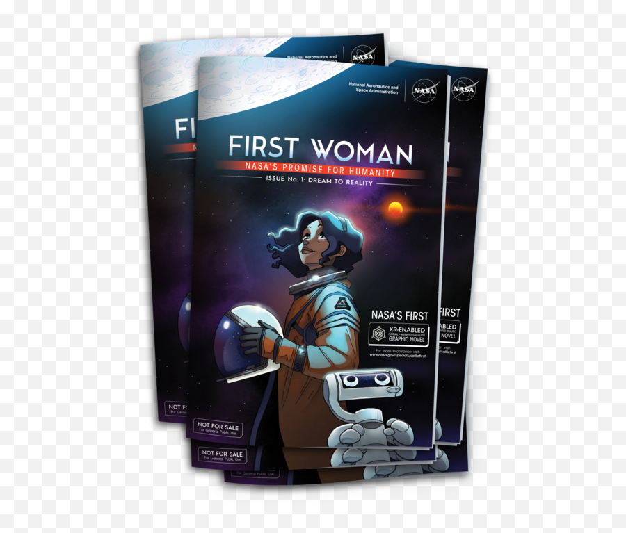 Nasa Releases U0027first Womanu0027 Its First Interactive Graphic - Nasa First Woman Graphic Novel Png,Nasa Icon Mission