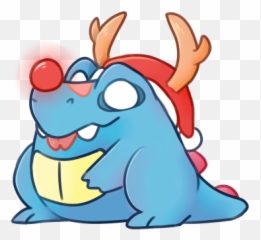 Happy Holiday From Totodile - Cartoon Full Size Png Cartoon,Totodile Png