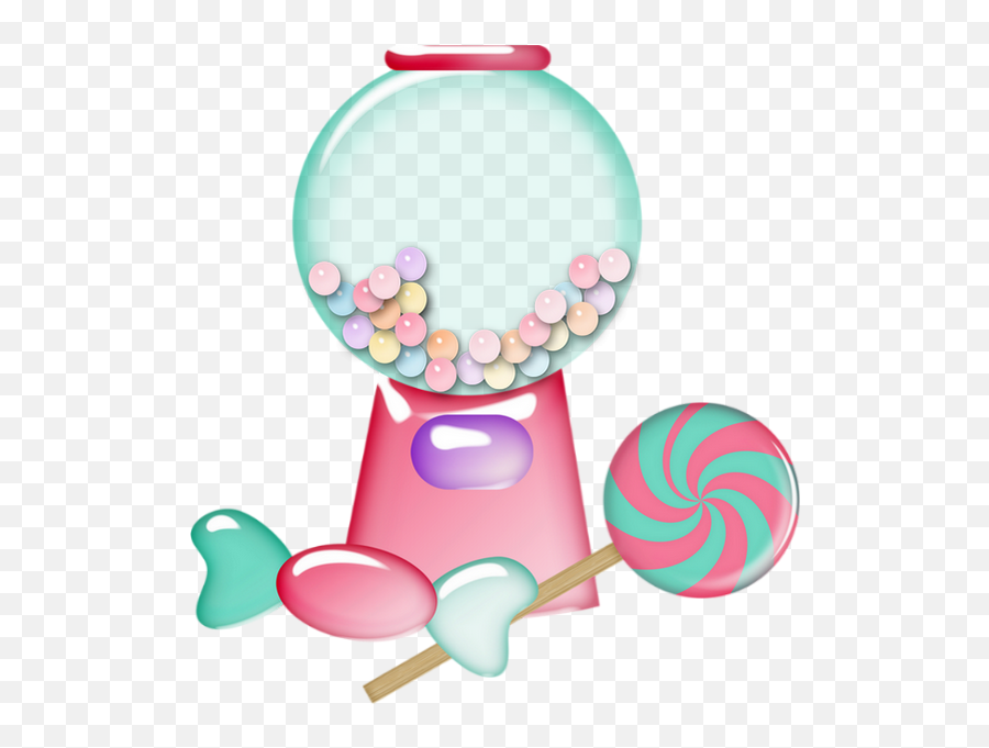 Bonbons Sucette Tube Gourmandise - Sweet Candies Png Free Gumball Machine Clip Art,Candies Png