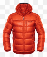 The Orangegrey Stellar System - Ultralight Down Hooded Jacket Sale png