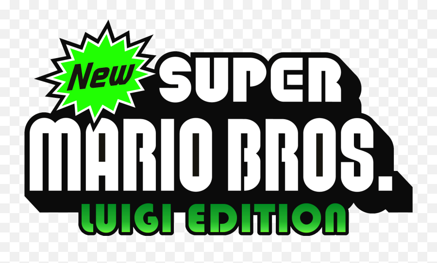 Download Luigi Edition Is A New Bros Nintendo Logo - New Super Mario Bros Png,Nintendo Logo.png