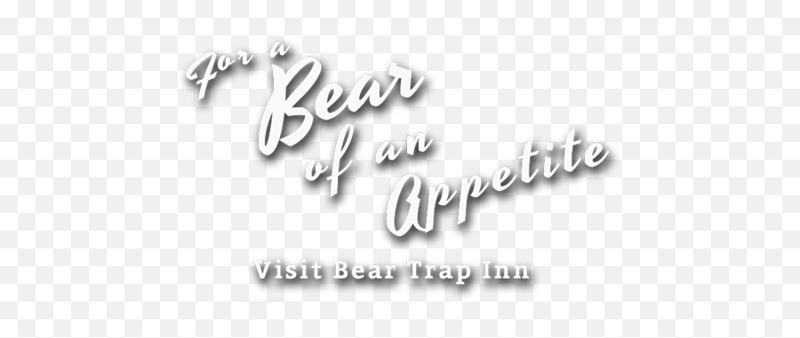 Home - Bear Trap Inn Png,Bear Trap Png