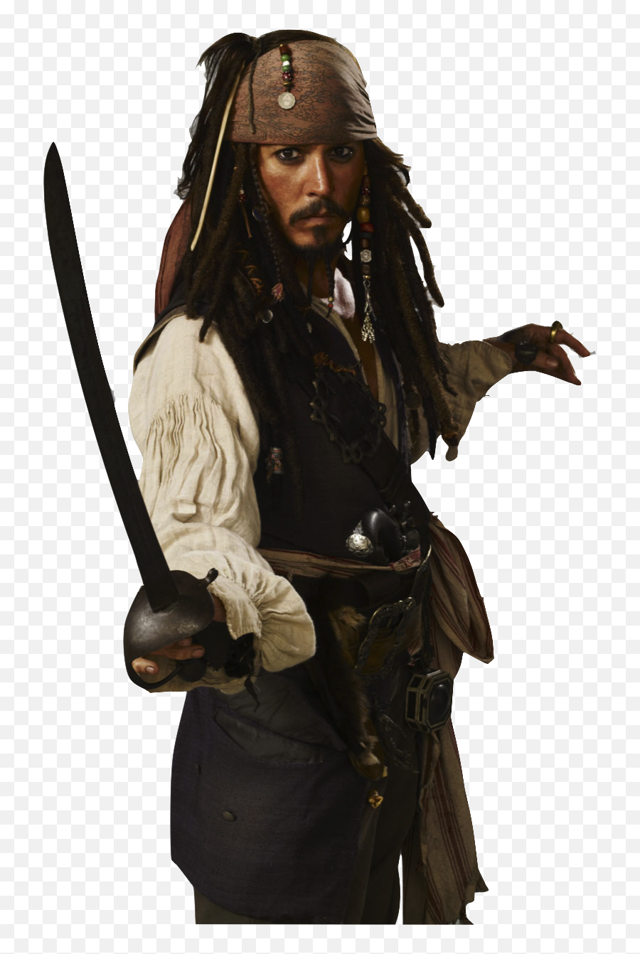 Captain Jack Sparrow Png Transparent - Captain Jack Sparrow Transparent,Johnny Depp Png