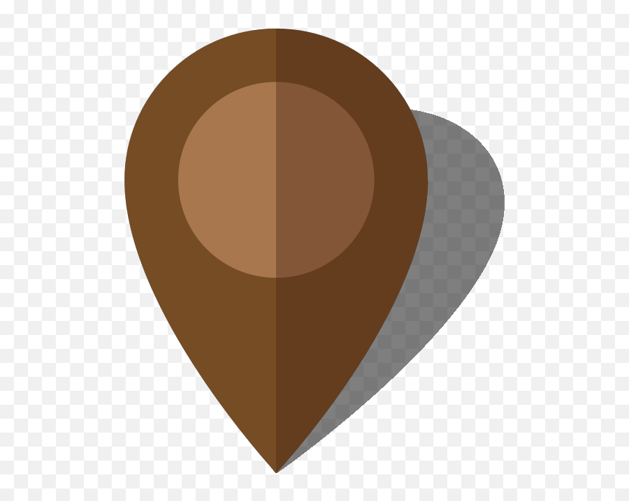 Simple Location Map Pin Icon10 Brown Free Vector Data Svg - Location Icon Png Brown,Address Icon Png