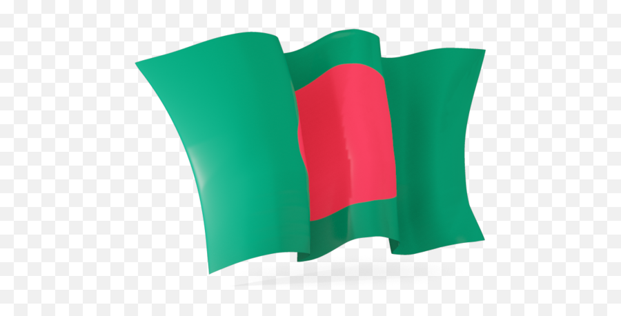 Waving Flag Illustration Of Bangladesh - Bangladesh Flag Png Gif,American Flag Waving Png