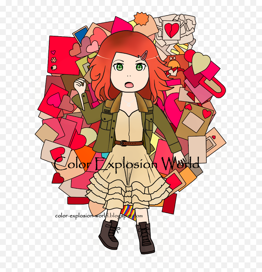 Color Explosion World - Hayley Williams Cartoon Png,Color Explosion Png
