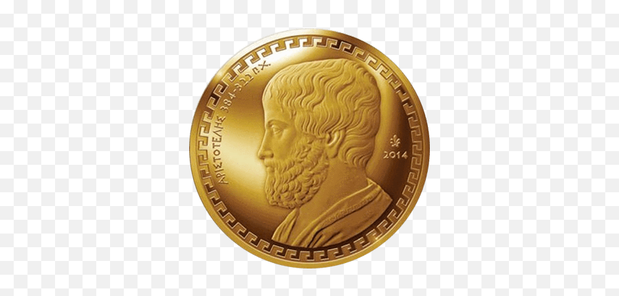 Greece 200 Euro Aristotle Gold Coin 2014 - Hockey Hall Of Fame Png,Aristotle Png