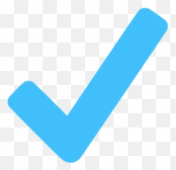 Caribbean Blue Checkmark Icon - Free caribbean Blue Check Mark Icon png
