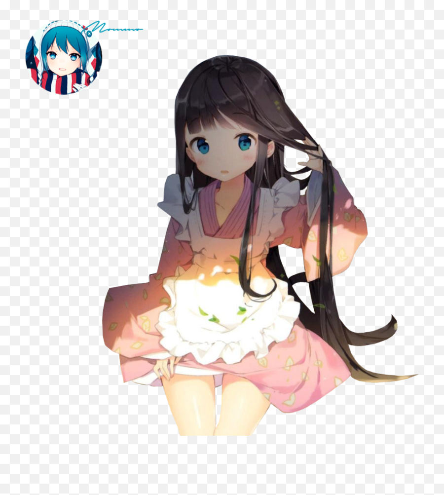 Download Hd Anime Clipart Rendered - Kawaii Anime Girl Anime Girl Kawaii Png,Anime Girl Transparent Png