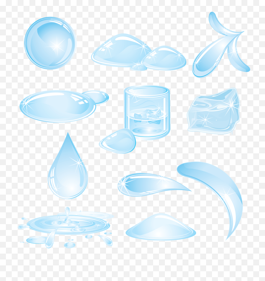 Download Hd Water Drops Png Image - Vector Transparent Png Cool Icevector,Water Drops Png