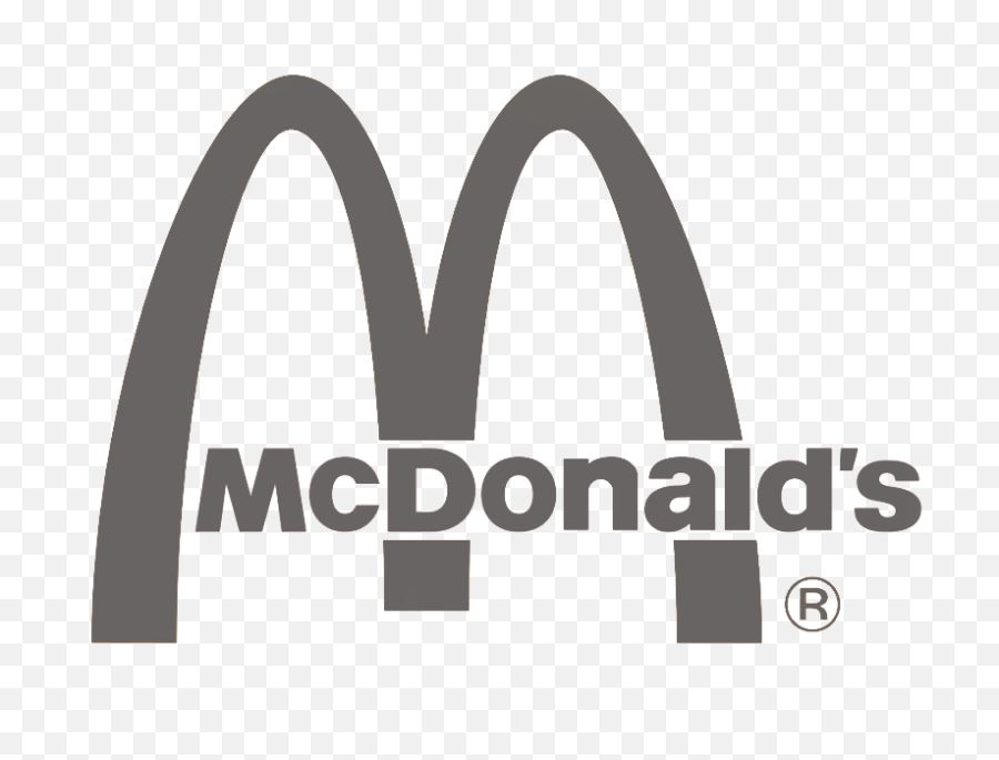 Download Mcdonalds Logo Grey - Full Size Png Image Pngkit Mcdonalds,Mc Donalds Logo