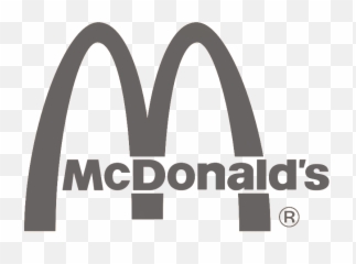 Download Mcdonalds Logo Grey - Full Size PNG Image PNGkit