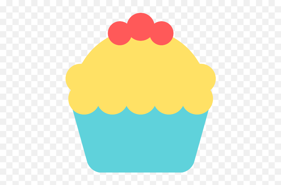 Cupcake Png Icon - Cupcake Graphic Png Yellow,Cupcake Png